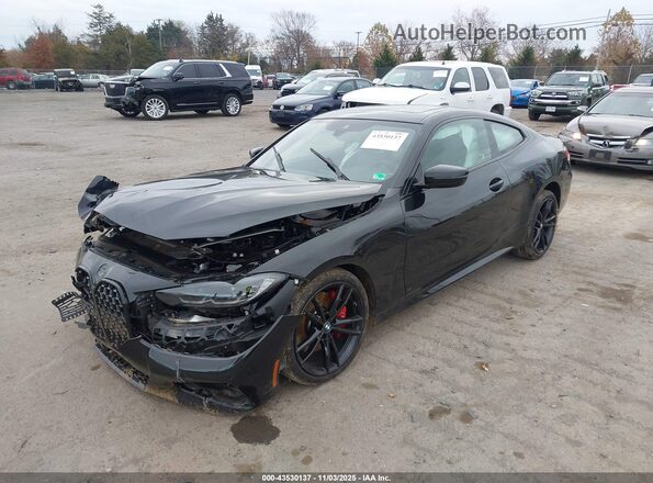 WBA73AP02PCL12165 2023 BMW 4 SERIES Black Передня ліва чверть