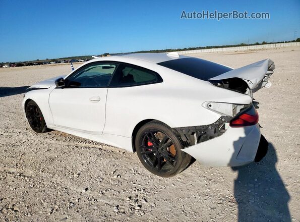 WBA73AP03MCG18063 2021 BMW 4 SERIES White Trasero izquierdo