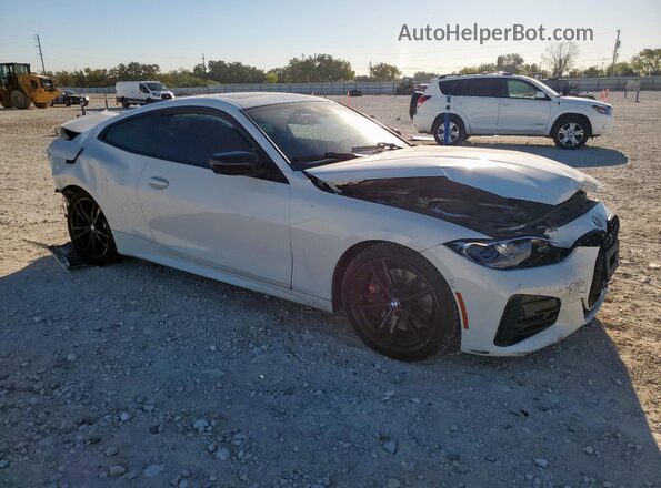 WBA73AP03MCG18063 2021 BMW 4 SERIES White Delantero derecho