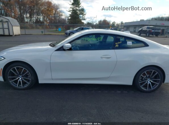 WBA73AP04MCG99509 2021 BMW 4 SERIES White Widok wnętrza 360 stopni