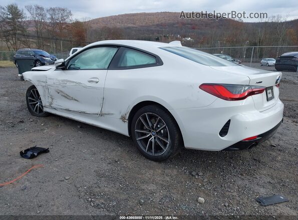 WBA73AP08MCF89174 2021 BMW 4 SERIES Белый Задняя левая четверть
