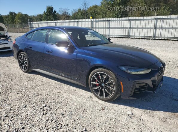 WBA73AV03PFN92695 2023 BMW 4 SERIES Синий Передняя правая четверть