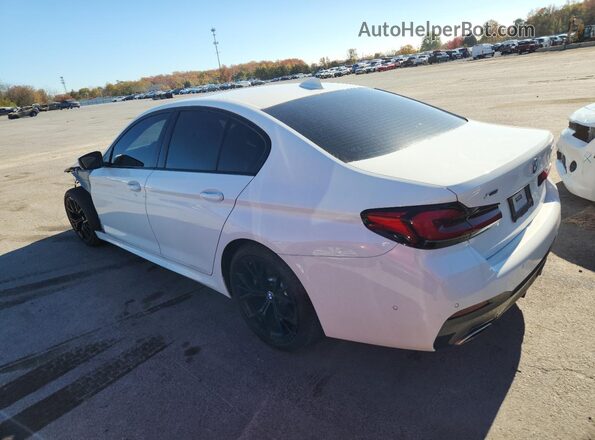 WBA73BJ03NWX38747 2022 BMW 5 SERIES White Հետևի ձախ