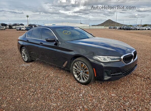 WBA73BJ04MCF18455 2021 BMW 5 SERIES Black Przód prawy