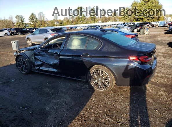 WBA73BJ07NWX53719 2022 BMW 5 SERIES Черный Задняя левая четверть