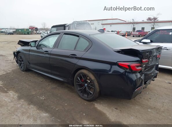 WBA73BJ0XNWX74211 2022 BMW 5 SERIES Dark Blue უკანა მარცხენა