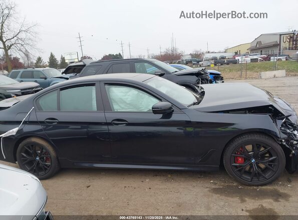 WBA73BJ0XNWX74211 2022 BMW 5 SERIES Dark Blue უკანა სალონის ხედი