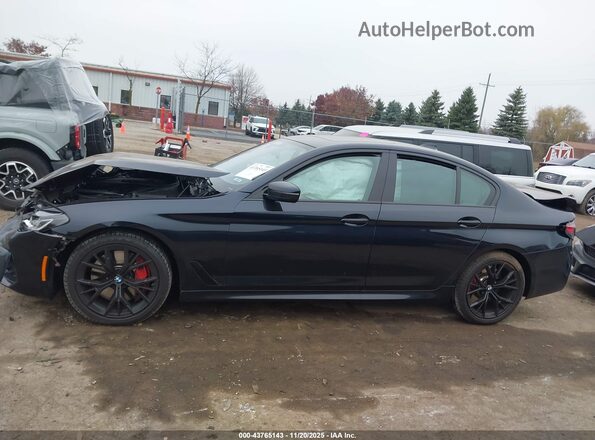WBA73BJ0XNWX74211 2022 BMW 5 SERIES Dark Blue სალონის 360-გრადუსიანი ხედი