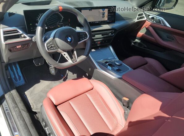 WBA73DA09SCS92628 2025 BMW M4 Gray Вид панелі приладів