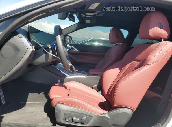 WBA73DA09SCS92628 2025 BMW M4 Gray Вид салону спереду