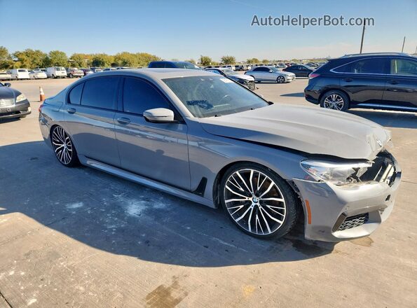 WBA7E2C58KB217271 2019 BMW 7 SERIES Gray Przód prawy