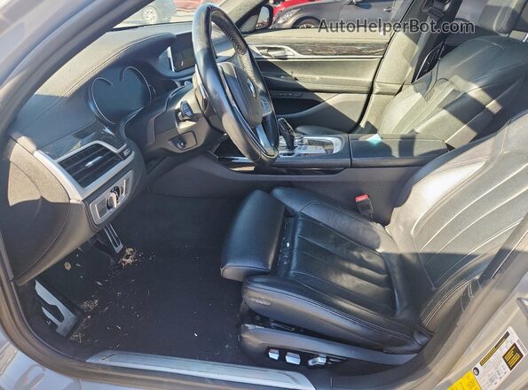 WBA7E2C58KB217271 2019 BMW 7 SERIES Gray Widok wnętrza z przodu