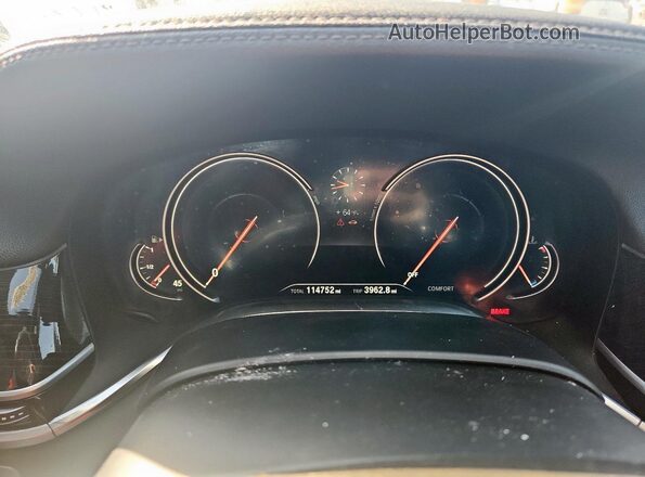 WBA7E2C58KB217271 2019 BMW 7 SERIES Gray Widok zestawu wskaźników