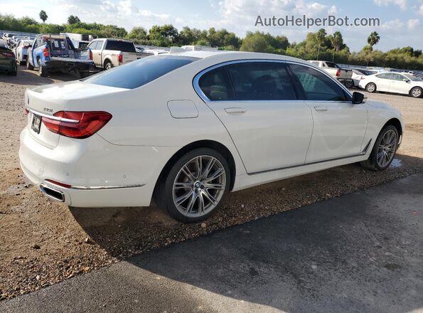 WBA7E2C5XKB217594 2019 BMW 7 SERIES White უკანა მარჯვენა