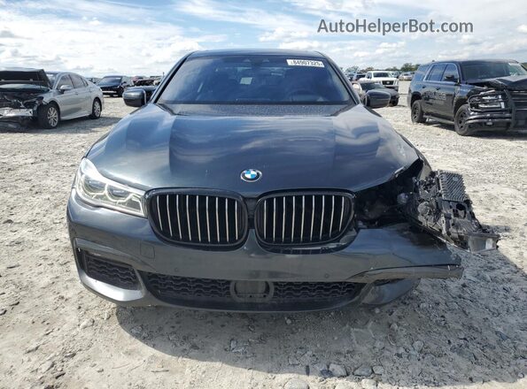 WBA7F0C50KGM25827 2019 BMW 7 SERIES Gray წინა ხედი