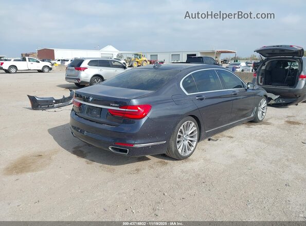 WBA7F0C59KGM25311 2019 BMW 7 SERIES Gray Rear right