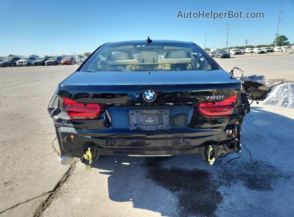 WBA7F0C5XKGM25981 2019 BMW 7 SERIES Black უკანა ხედი