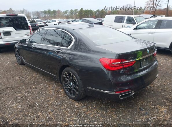 WBA7F2C52HG421220 2017 BMW 7 SERIES Серый Задняя левая четверть