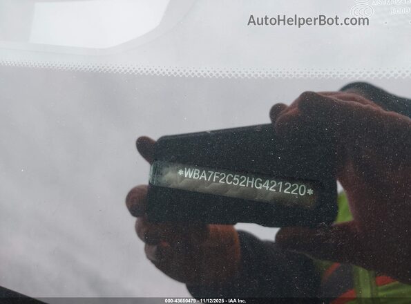 WBA7F2C52HG421220 2017 BMW 7 SERIES Серый 