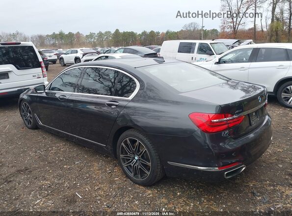 WBA7F2C52HG421220 2017 BMW 7 SERIES Серый Вид задней части салона