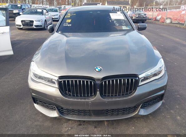 WBA7F2C58GG416117 2016 BMW 7 SERIES Gray Vista del cuadro de instrumentos