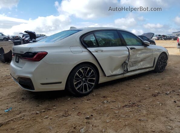 WBA7T2C01NCJ63840 2022 BMW 7 SERIES White Trasero derecho