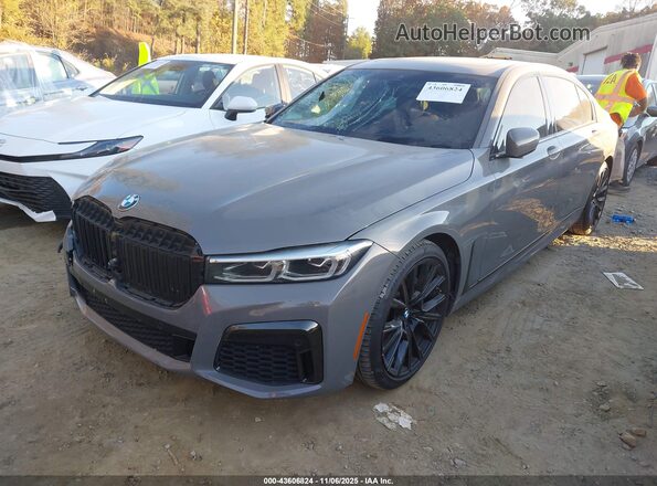 WBA7T2C03LGL17177 2020 BMW 7 SERIES Gray Przód lewy