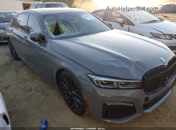 WBA7T2C03LGL17177 2020 BMW 7 SERIES Gray Widok z przodu