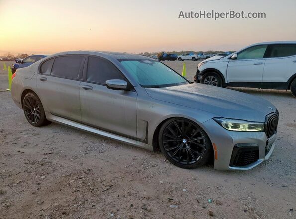 WBA7T2C06MCF00133 2021 BMW 7 SERIES Gray Delantero derecho