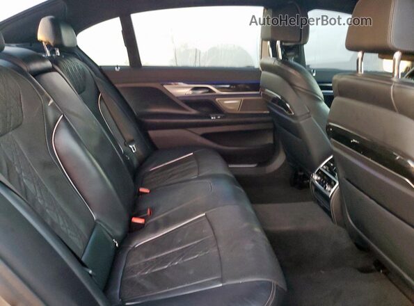 WBA7T2C06MCF00133 2021 BMW 7 SERIES Gray Vista de los asientos traseros