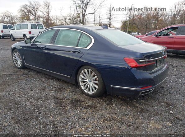 WBA7T4C00LGF97347 2020 BMW 7 SERIES Blue უკანა მარცხენა