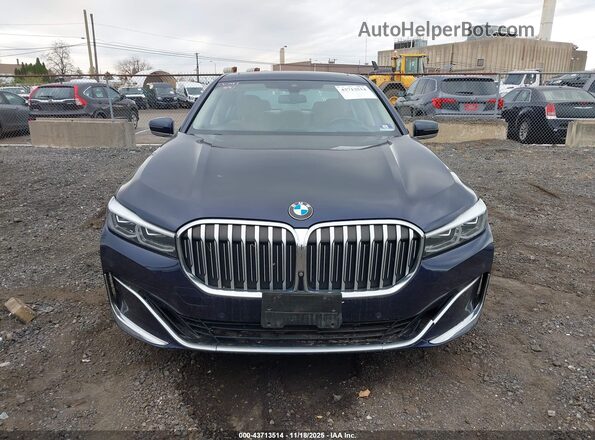 WBA7T4C00LGF97347 2020 BMW 7 SERIES Blue ხელსაწყოთა პანელის ხედი