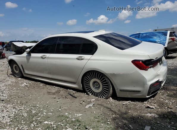 WBA7T4C02LGF97382 2020 BMW 7 SERIES White Հետևի ձախ