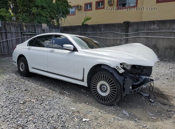 WBA7T4C02LGF97382 2020 BMW 7 SERIES White Առջևի աջ
