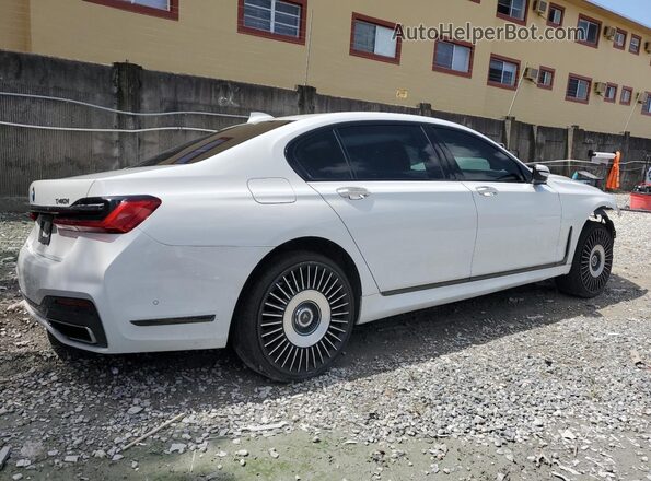 WBA7T4C02LGF97382 2020 BMW 7 SERIES White Հետևի աջ
