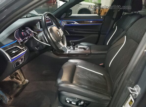 WBA7U2C00NCK70133 2022 BMW 7 SERIES Gray Widok wnętrza z przodu