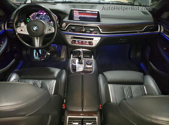 WBA7U2C00NCK70133 2022 BMW 7 SERIES Gray Widok deski rozdzielczej