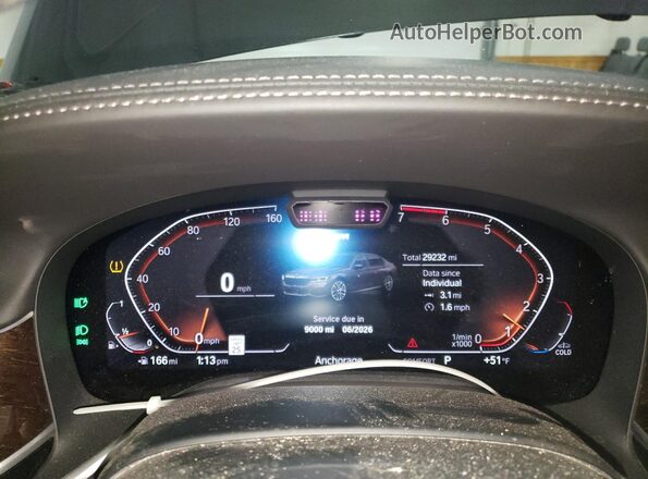 WBA7U2C00NCK70133 2022 BMW 7 SERIES Gray Widok zestawu wskaźników