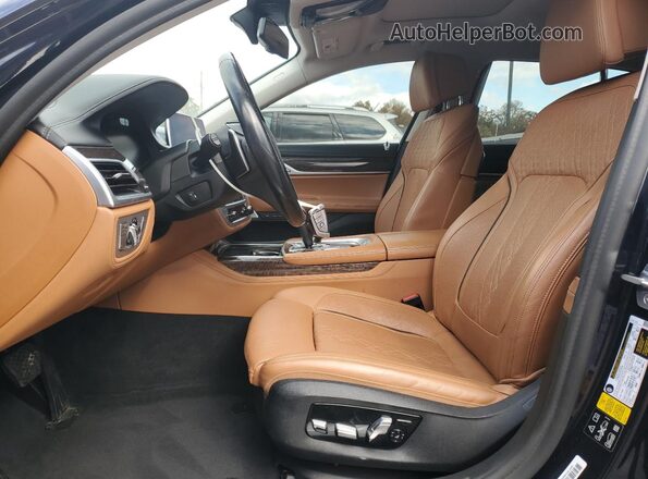 WBA7U2C03LGM26963 2020 BMW 7 SERIES Blue Vista interior delantera