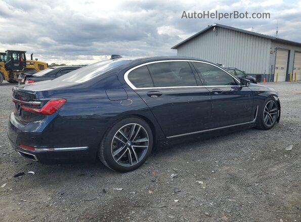 WBA7U2C03LGM26963 2020 BMW 7 SERIES Blue Trasero derecho