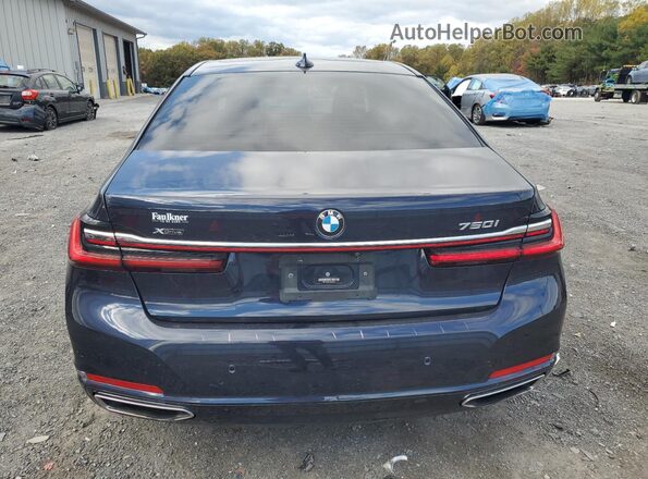 WBA7U2C03LGM26963 2020 BMW 7 SERIES Blue Vista trasera