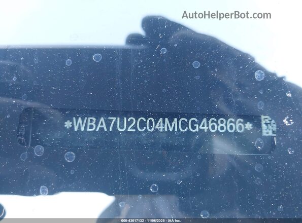 WBA7U2C04MCG46866 2021 BMW 7 SERIES Gray სალონის 360-გრადუსიანი ხედი