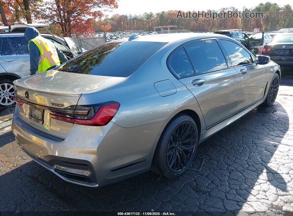 WBA7U2C04MCG46866 2021 BMW 7 SERIES Gray უკანა მარჯვენა
