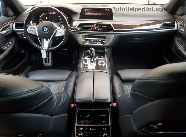 WBA7U2C05MCF59350 2021 BMW 7 SERIES Gray Առջևի վահանակի տեսք