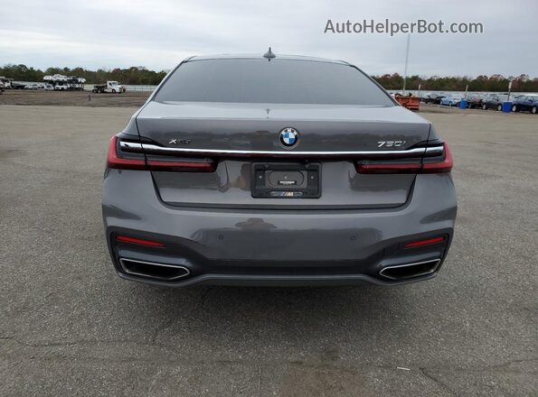 WBA7U2C06NCJ19281 2022 BMW 7 SERIES Gray Вид ззаду