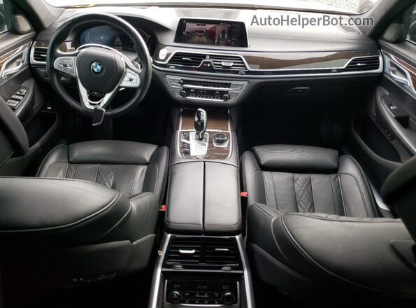 WBA7U2C09LCD72434 2020 BMW 7 SERIES Black Dashboard view