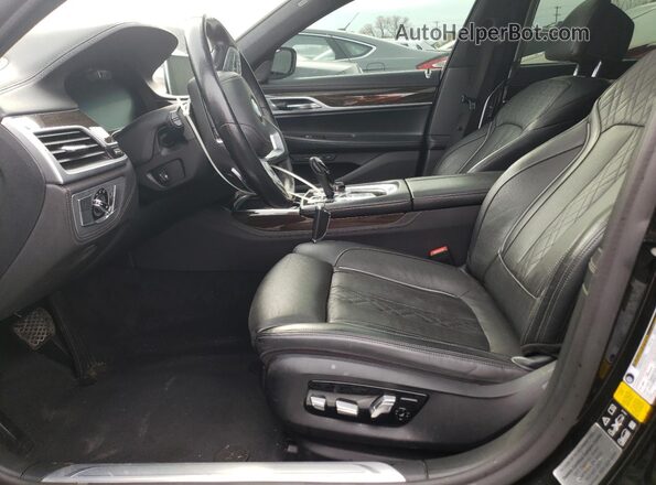 WBA7U2C09LCD72434 2020 BMW 7 SERIES Black Front interior view