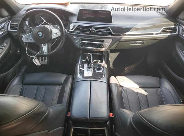 WBA7U2C0XLGJ59238 2020 BMW 7 SERIES Black Widok deski rozdzielczej