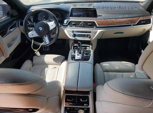 WBA7U2C0XMCF54192 2021 BMW 7 SERIES Black წინა პანელის ხედი