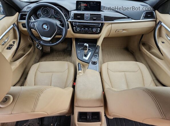 WBA8G5C55GK442934 2016 BMW 3 SERIES Silver Widok deski rozdzielczej